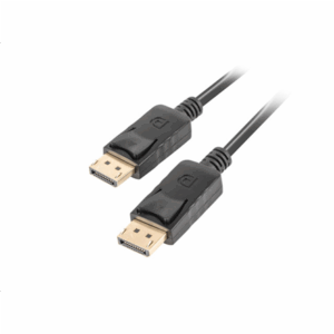 Lanberg DisplayPort Cable 19 Pin V1.2 4K | CA-DPDP-10CC-0005-BK | DisplayPort to DisplayPort - Image 2
