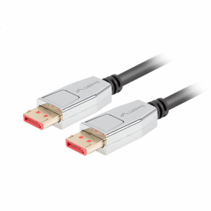 Lanberg DisplayPort M/M Cable 20 PIN V1.4 8K 60HZ | CA-DPDP-20CU-0010-BK | 1 m - Image 3
