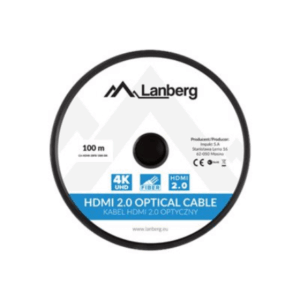 Lanberg CA-HDMI-20FB-1000-BK | HDMI to HDMI | 100 m - Image 5