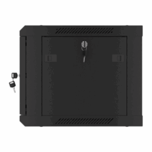 Lanberg | Rack cabinet 19" wall-mount 6U/600x450 for self-assembly with metal door (flat pack) | WF01-6406-00B | Black - Image 12