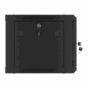 Lanberg | Rack cabinet 19" wall-mount 6U/600x450 for self-assembly with metal door (flat pack) | WF01-6406-00B | Black - Image 13