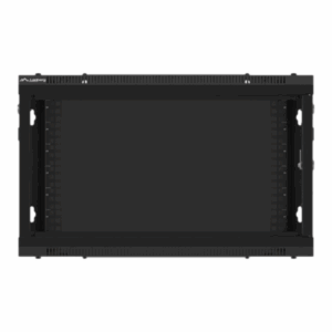 Lanberg | Rack cabinet 19" wall-mount 6U/600x450 for self-assembly with metal door (flat pack) | WF01-6406-00B | Black - Image 5