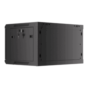 Lanberg | Rack cabinet 19" wall-mount 6U/600x450 for self-assembly with metal door (flat pack) | WF01-6406-00B | Black - Image 10