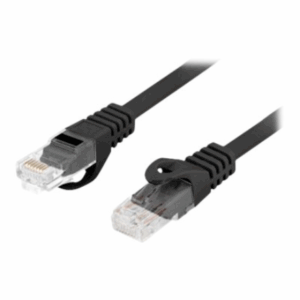 Lanberg | Patchcord Cat.6 UTP LSZH CU | PCU6-10CU-0100-BK | 1 m | Black - Image 5