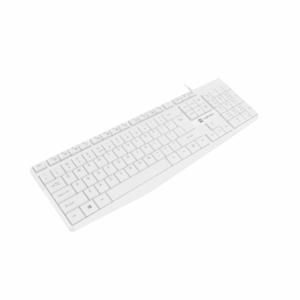 Natec | Klaviatūra | Nautilus NKL-1951 | Klaviatūra | Wired | US | White | USB Type-A | 390 g - Image 2