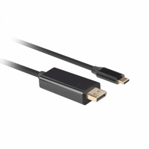 Lanberg USB-C to DisplayPort Cable, 1.8 m 4K/60Hz, Black | Lanberg | USB-C to DisplayPort Cable | CA-CMDP-10CU-0018-BK | Black | 1.8 m - Image 4