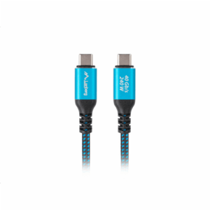 Lanberg USB-C M/M 4.0 CABLE 240W 8K 60HZ | CA-CMCM-45CU-0020-BK - Image 3