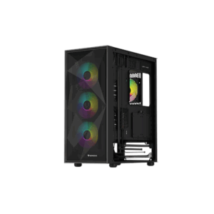 Genesis Gaming PC Case | Diaxid 605 ARGB | Black | Midi Tower - Image 9
