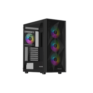 Genesis Gaming PC Case | Diaxid 605 ARGB | Black | Midi Tower - Image 2