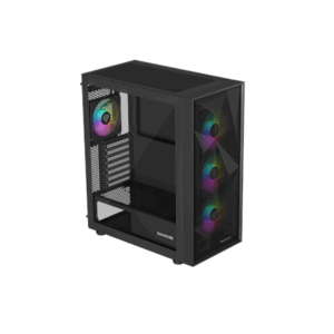 Genesis Gaming PC Case | Diaxid 605 ARGB | Black | Midi Tower - Image 4