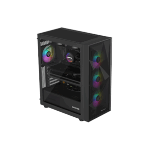 Genesis Gaming PC Case | Diaxid 605 ARGB | Black | Midi Tower - Image 5
