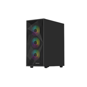Genesis Gaming PC Case | Diaxid 605 ARGB | Black | Midi Tower - Image 8