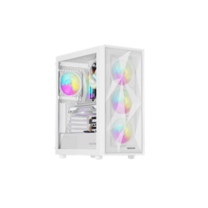 Genesis Gaming PC Case | Diaxid 605 ARGB | White | Midi Tower