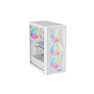 Genesis Gaming PC Case | Diaxid 605 ARGB | White | Midi Tower - Image 5