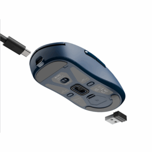 Fury | Žaidimų pelė | Tanto T4 | Wired/Wireless | 2.4 GHz, Bluetooth, USB | Blue - Image 6