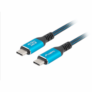 Lanberg USB-C M/M 4.0 CABLE 240W 8K 60HZ | CA-CMCM-44CU-0005-BK - Image 2