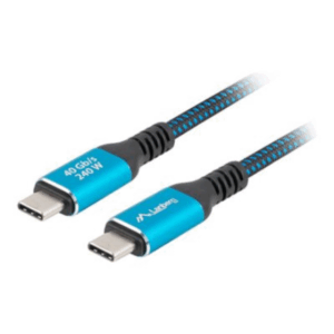 Lanberg USB-C M/M 4.0 CABLE 240W 8K 60HZ | CA-CMCM-44CU-0005-BK - Image 6