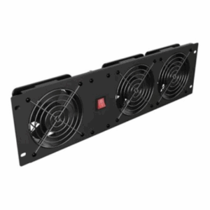 Lanberg Vertical Ventilation Panel 19" 3U for Rack three Fans 230V | AK-1506-B | Black - Image 8