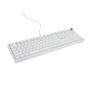 Genesis Thor 404 | Mechanical Žaidimų klaviatūra | Wired | US | White | USB | Outemu Peach Silent - Image 3
