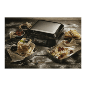 Adler | Waffle maker | AD 3036 | 1500 W | Number of pastry 4 | Belgium | Black - Image 10