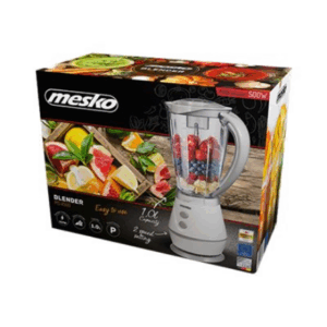 Mesko | MS 4060 | Tabletop | 500 W | Jar material Plastic | Jar capacity 1 L | White/ grey - Image 7