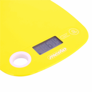 Mesko | Kitchen scale | MS 3159y | Maximum weight (capacity) 5 kg | Graduation 1 g | Display type LCD | Yellow - Image 3