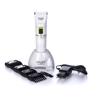 Adler | Hair clipper | AD 2827 | Cordless or corded | Number of length steps 4 | White - Image 4