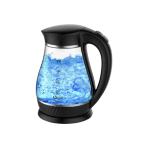 Adler | Virdulys | AD 1274 | Standard | 2200 W | 1.7 L | Plastic/Glass | 360° rotational base | Black/ transparent - Image 3