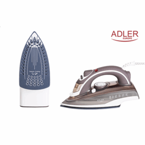 Adler | Iron | AD 5030 | Steam Iron | 3000 W | Water tank capacity 310 ml | Continuous steam 20 g/min | Brown - Image 3