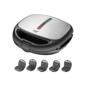 Adler | Sandwich maker | AD 3040 | Number of plates 5 | Multigrill | Number of pastry 2 | 1200 W | Ceramic coating | Black - Image 5