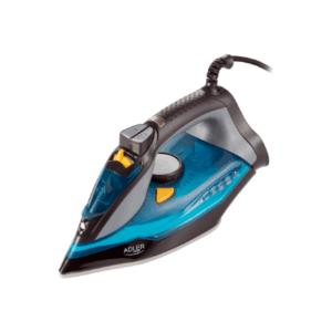 Adler | Iron | AD 5032 | Steam Iron | 3000 W | Water tank capacity 350 ml | Continuous steam 45 g/min | Steam boost performance 80 g/min | Blue/Grey - Image 7