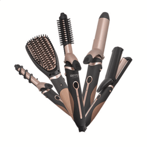 Camry | Hair Styler | CR 2024 | 1200 W | Black/Rose gold - Image 2