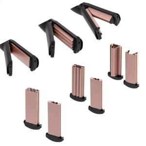 Camry | Hair Styler | CR 2024 | 1200 W | Black/Rose gold - Image 4
