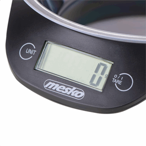 Mesko | Kitchen scale with a bowl | MS 3164 | Maximum weight (capacity) 5 kg | Graduation 1 g | Display type LCD | Black - Image 3