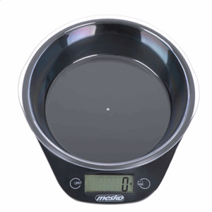 Mesko | Kitchen scale with a bowl | MS 3164 | Maximum weight (capacity) 5 kg | Graduation 1 g | Display type LCD | Black - Image 5