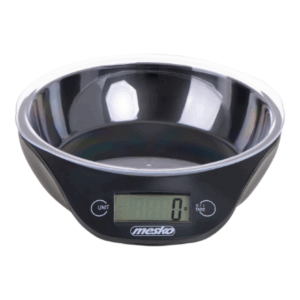 Mesko | Kitchen scale with a bowl | MS 3164 | Maximum weight (capacity) 5 kg | Graduation 1 g | Display type LCD | Black - Image 6