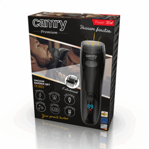 Camry | Beard trimmer | CR 2833 | Cordless | Number of length steps 4 | Black - Image 7