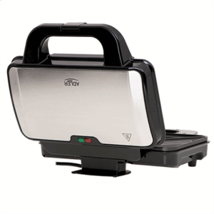 Adler | Sandwich maker | AD 3043 | 900 W | Number of plates 1 | Number of pastry 2 | Black - Image 4