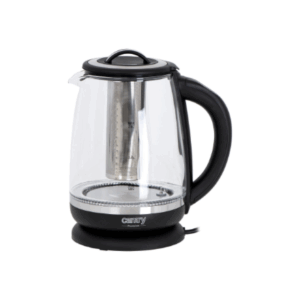 Camry | Kettle | CR 1290 | Standard | 2200 W | 2 L | Plastic/glass | 360° rotational base | Black/Transparent - Image 9