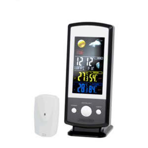 Mesko | MS 1177 | Black | Colorful Digital Display | Weather station - Image 2