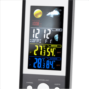 Mesko | MS 1177 | Black | Colorful Digital Display | Weather station - Image 6
