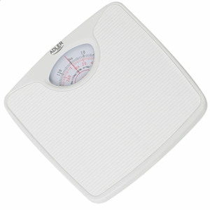 Adler | Mechanical bathroom scale | AD 8151w | Maximum weight (capacity) 130 kg | Accuracy 1000 g | White - Image 3
