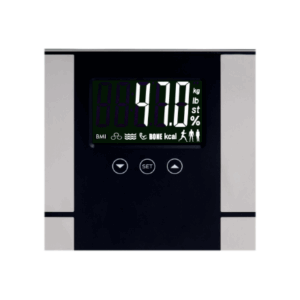 Adler | Bathroom scale with analyzer | AD 8165 | Maximum weight (capacity) 225 kg | Accuracy 100 g | Body Mass Index (BMI) measuring | Stainless steel/Black - Image 11