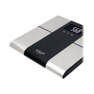 Adler | Bathroom scale with analyzer | AD 8165 | Maximum weight (capacity) 225 kg | Accuracy 100 g | Body Mass Index (BMI) measuring | Stainless steel/Black - Image 12