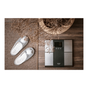 Adler | Bathroom scale with analyzer | AD 8165 | Maximum weight (capacity) 225 kg | Accuracy 100 g | Body Mass Index (BMI) measuring | Stainless steel/Black - Image 17