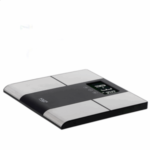 Adler | Bathroom scale with analyzer | AD 8165 | Maximum weight (capacity) 225 kg | Accuracy 100 g | Body Mass Index (BMI) measuring | Stainless steel/Black - Image 4