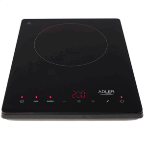 Adler | Hob | AD 6513 | Number of burners/cooking zones 1 | LCD Display | Black | Induction - Image 3