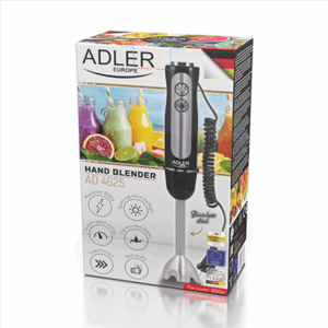 Adler | Hand blender | AD 4625b | Hand Blender | 850 W | Number of speeds 5 | Turbo mode | Black - Image 2