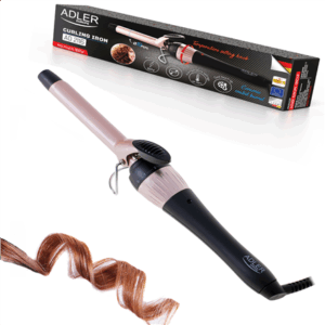 Adler | Curling Iron | AD 2116 | Ceramic heating system | Barrel diameter 19 mm | Temperature (max) 200 °C | 36 W | Black/Pink - Image 5