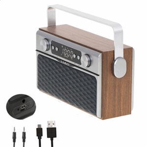 Camry | Bluetooth Radio | CR 1183 | 16 W | AUX in | Wooden - Image 6